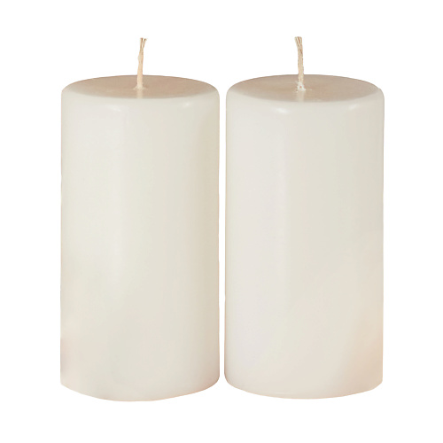 Свеча декоративная ЖИВОЙ КРЫМ Набор свечей 2шт пеньковые декоративные для дома